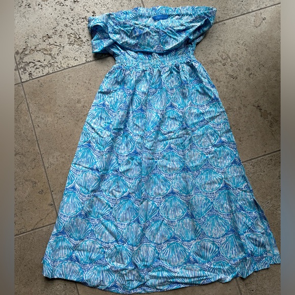 Blue Ginger Patterned Dress - Picture 1 of 4
